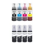 Non-OEM Ink for Epson EcoTank ET-2860 Inkjet 104 x 5 Black & 3 x Colour Bottles