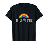 Irish and Proud Gay Pride Rainbow Irish LGBTQ Saint Patricks T-Shirt