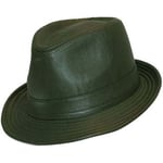 Chapeau Chapeau-Tendance  Chapeau trilby façon cuir MAX T55