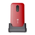 Mobile Senior Doro 2710 - 4g Rouge