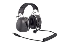 3m™ peltor™ ch-5 headset med høy lyddemping, 37 db, grå, hodebøyle, mt73h450a-38