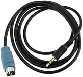 Câble Aux Pour Autoradio Alpine Kce-236B Adaptateur Entrée Connecteur Jack Mâle 3.5 Mm[POR046158]