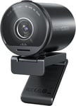 Webcam 4K S800, Webcam Ultra 4K avec 2 Microphones avec réduction du Bruit, Champ de Vision 73°, Correction de la lumière, 1080p @ 60FPS HDR, Webcam 1080p pour Streaming en Direct, Jeux, Zoom