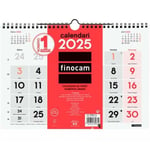 Vægkalender Finocam Papir 2025 30 x 21 cm