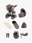 egg3 Pushchair, Carrycot & Accessories with Egg Shell Car Seat and Base Luxury Bundle