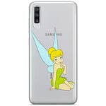 ERT GROUP Coque de téléphone Portable pour Samsung A70 Original et sous Licence Officielle Disney Motif Tinker Bell 005 Parfaitement adapté à la Forme du téléphone Portable, partiel imprimé