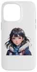 iPhone 14 Pro Max new year snow anime girl Case