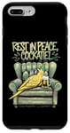 iPhone 7 Plus/8 Plus Drunk Cockatiel - Funny Cute Bird Beer Drinking Lover Case