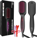 Hair Straighteners Brush for Women, 30S Quick Heating Hair Straightening Brushes