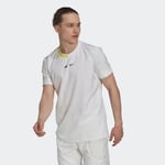 Adidas London Tennis Stretch Woven Men's Regular-Fit Crew T-Shirt (Tsitsipas) L