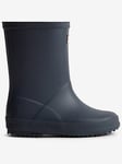 Hunter Kids First Matte Wellington Boots - Navy, Navy, Size 7 Younger