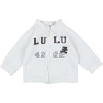 Sweat-shirt enfant LuluCastagnette  Sweat blanc, gris