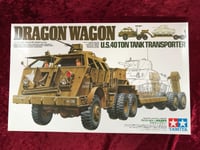 Tamiya Models Dragon Wagon 40 Ton Tank Transporter Dragon Wagon Green TM35230