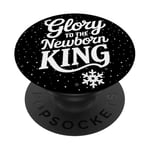 Glory To The Newborn King Nativity Scene Jesus Christian PopSockets Adhesive PopGrip