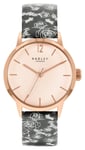 Radley RY21246A Women's Black Pattern Strap | Rose Dial Watch