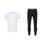 Long Johns White/Black pack (2 stk)