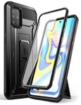 SUPCASE Unicorn Beetle Pro Series Full-Body Rugged Holster Case with Built-in Screen Protector & Kickstand for 6.5-Inch Samsung Galaxy A51 (2020), Black