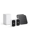 eufy Security Kit de 2 eufyCam 2C Pro, Camera Surveillance WiFi exterieure sans Fil Solaire pour Maison, autonomie de 180 Jours, compatibilité HomeKit, 2K, IP67, Vision Nocturne, sans Frais mensuels