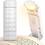 Mexllex Lampe de Lecture, Liseuse Lampe lecture pour lire au lit lampe livre lecture Rechargeable 3 Couleurs Protection des Yeux & 5 Réglages de Luminosité, Cadeau pour Liseusurs Enfants