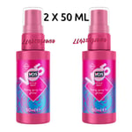 VO5 Style Edit Fixing Spray For Glitter Hair,Perfect for festivals &party,2X50ML