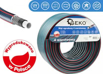 Geko 4-Lags Hageslange 3/4" 50M Geko Nyhet (48) G73788 Geko