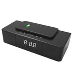 Speaker IBHT BS-39A wireless charging Sound Blaster Bluetooth speaker speakerphone with remote intelligent alarm sound Black, Size : 218 * 102 * 57mm