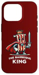 Coque pour iPhone 16 Pro Barbeque King Citation humoristique pour les amateurs de barbecue