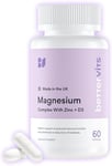 Bettervits Magnesium Complex With Zinc & Vitamin D - 60 Capsules