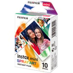 Film Instax mini spray art