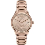 Burberry BU10013 The Classic Round Mens Watch - Rose Gold - One Size