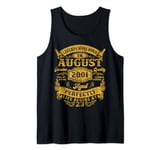 Legend since August 2001 23 Year Old 23rd Birthday Gifts Men Tank Top