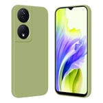 Tveinan Phone Case for Honor 90 Smart 5G / Honor X7b Case, Ultra Slim Thin Soft Silicone Cover, Flexible TPU Shell Shockproof Case for Honor 90 Smart/Honor X7b, Matcha Green