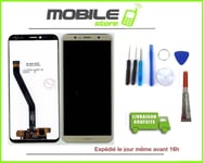 Vitre Tactile + Ecran LCD Pour Huawei Y6 2018 (ATU-L11) gold + Outils + Colle