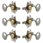 Grover V97-18N Original StaTite Vertical Guitar Machine Heads, 3+3 - Nickel