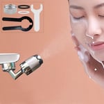 Mousseur Robinet Economie Eau M24, Embout Robinet Cuisine 360° Pivotant, Aérateur de Robinet, Universel Filtre Prolongé Barboteur, Economiseur d'eau pour Robinet Salle Bain, avec Adaptateur + 2 Clé