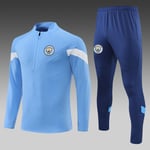 Manchester City Träningsställ med Långärmad Tröja, Ny Säsong 22-23 18#