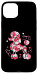 iPhone 15 Plus Cute Love Heart Roses Patten Valentines Day Poodle Case