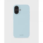 holdit iPhone 16 Skal Silikon Mineral Blue