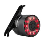 Rockbros Q1 takapolkupyörän valo 7 väriä LED + USB-C - USB-A kaapeli - Musta