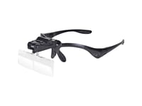 Rona 450989 450989 Hovedlup Med Led-Belysning , Med Clip , Med Belysning Forstørrelsesfaktor: 1 X, 1.5 X, 2 X, 2.5 X, 3.5 X