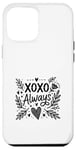 Coque pour iPhone 12 Pro Max XOXO Cœur d'amour pour la Saint-Valentin