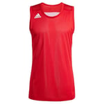 adidas Men's 3G Speed Reversible Jersey, Power Red / White, 3XL Tall