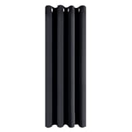 MRTREES Rideau Noir Occultant 140x240 CM Thermique Isolant Anti Froid et Chaleur Tissu Épais Décoratif Porte Entrée Rideau Opaque Occultant Anti UV Phonique à Oeillets pour Chambre Salon, 1 Pc