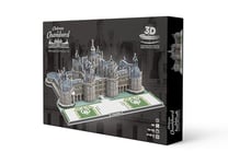 Megableu 3D CHÂTEAU DE CHAMBORD Monument CELEBRE-Puzzle Adultes et Enfants-Assemblage Facile : pièces numérotées. Pas Besoin de Colle, ni d’Outils-Dès 7 Ans-Objet de décoration, 678287