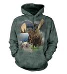 The Mountain Adult Monarch Of The Forest Moose Animal Hoodie