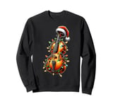 Cello Music Instrument Christmas Hat Xmas Sweatshirt