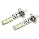 Tlily - 2x H1 5050 smd 13 led Blanc Ampoule feu de stationnement phare brouillard lampe 12V auto voiture