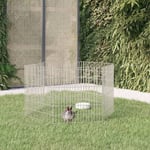 Prolenta Premium - Maison du'Monde - Cage à lapin 6 panneaux 54x60 cm Fer galvanisé