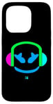 Coque pour iPhone 15 Pro Drôle DJ Mauve Multicolore Angry Face