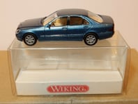 Micro Wiking Ho 1/87 Mercedes Benz Classe S 500 Blue Metal #1590224 in Box